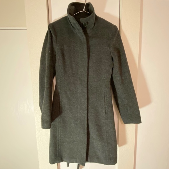 vintage | jacob | wool tie-waist coat - Picture 13 of 16